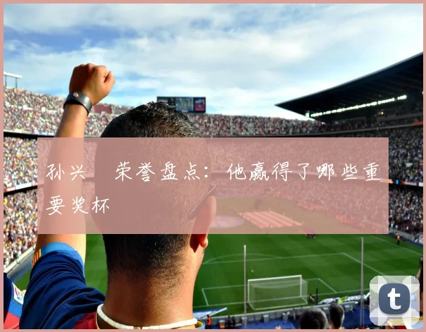 孙兴慜荣誉盘点：他赢得了哪些重要奖杯
